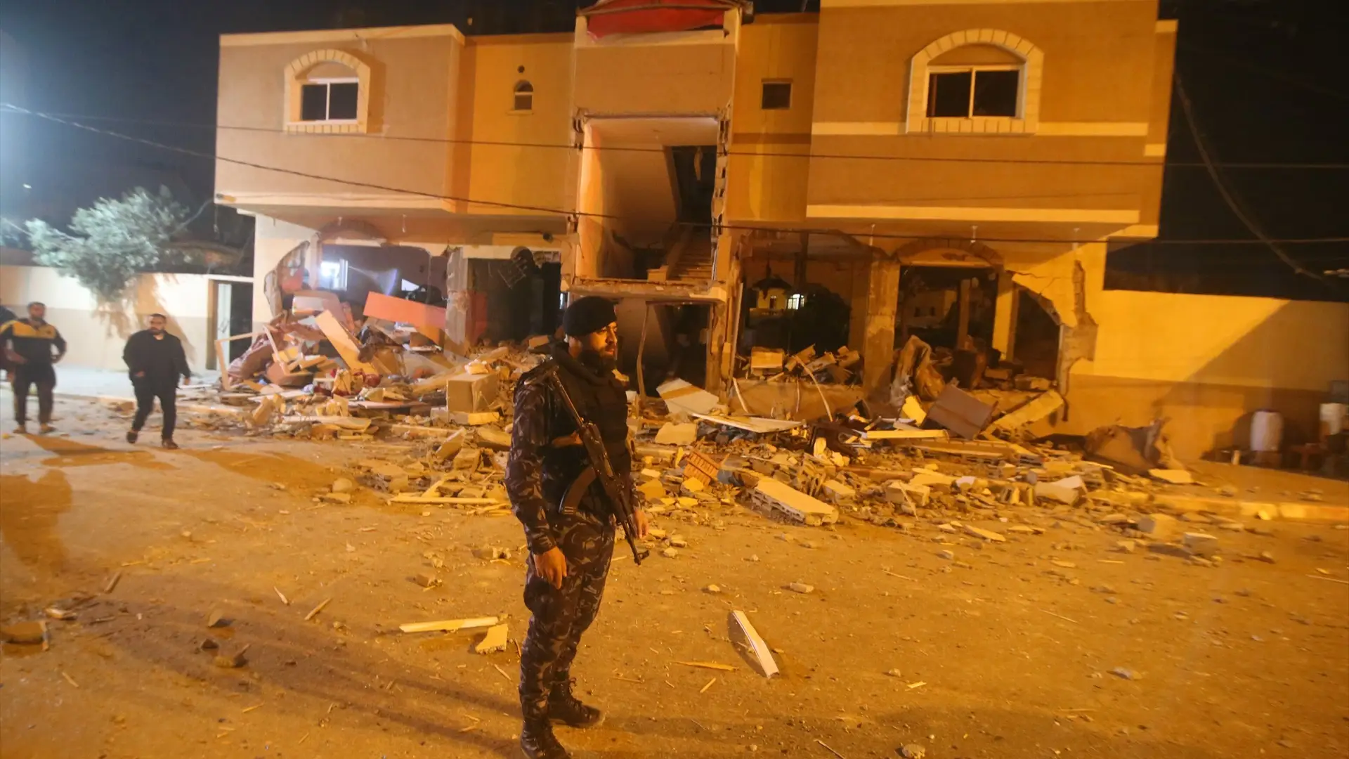 Casa destruidas tras el ataque de Israel Casa destruidas tras el ataque de Israel