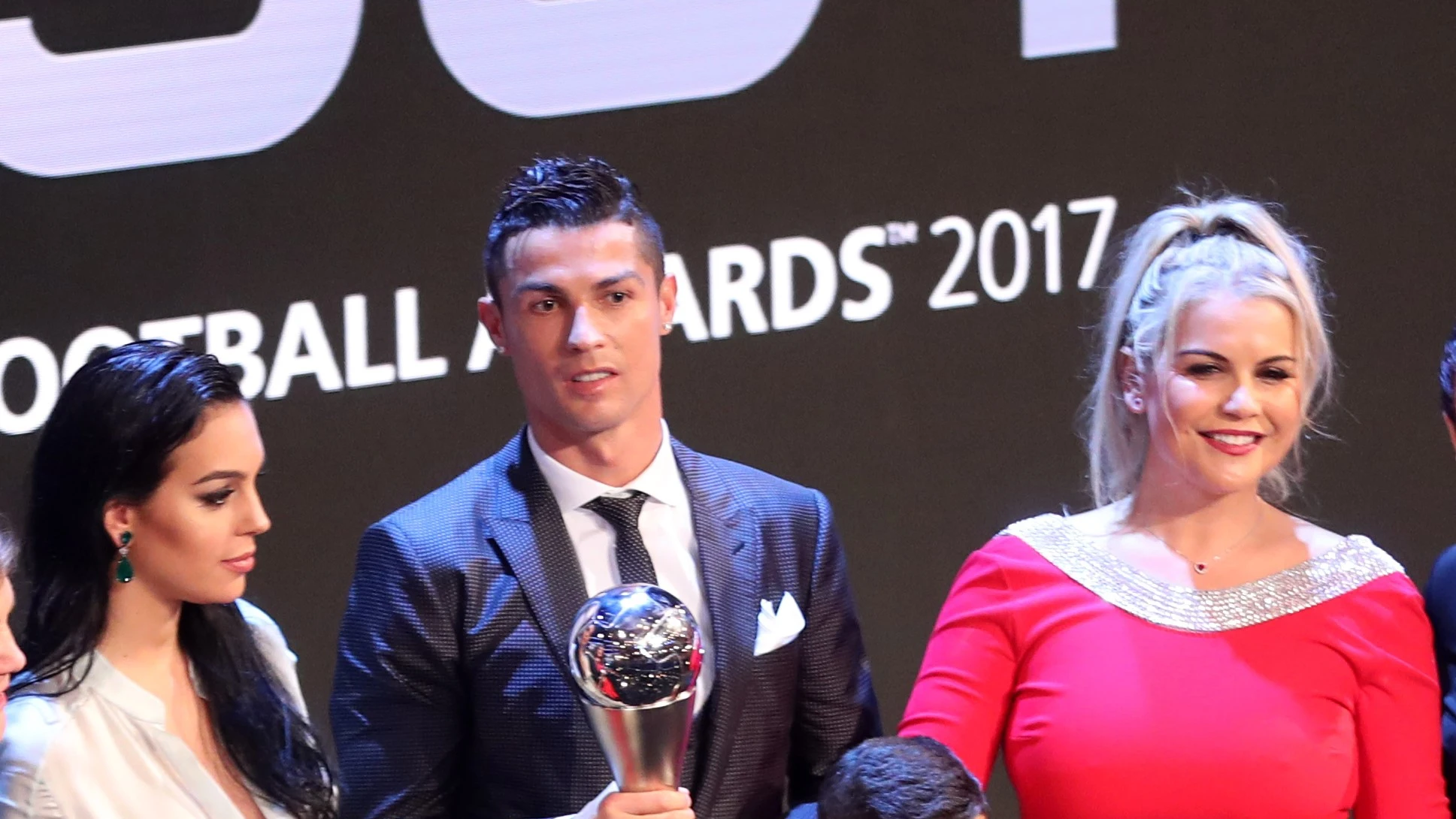 Georgina Rodr&iacute;guez, Cristiano Ronaldo y Katia Aveiro