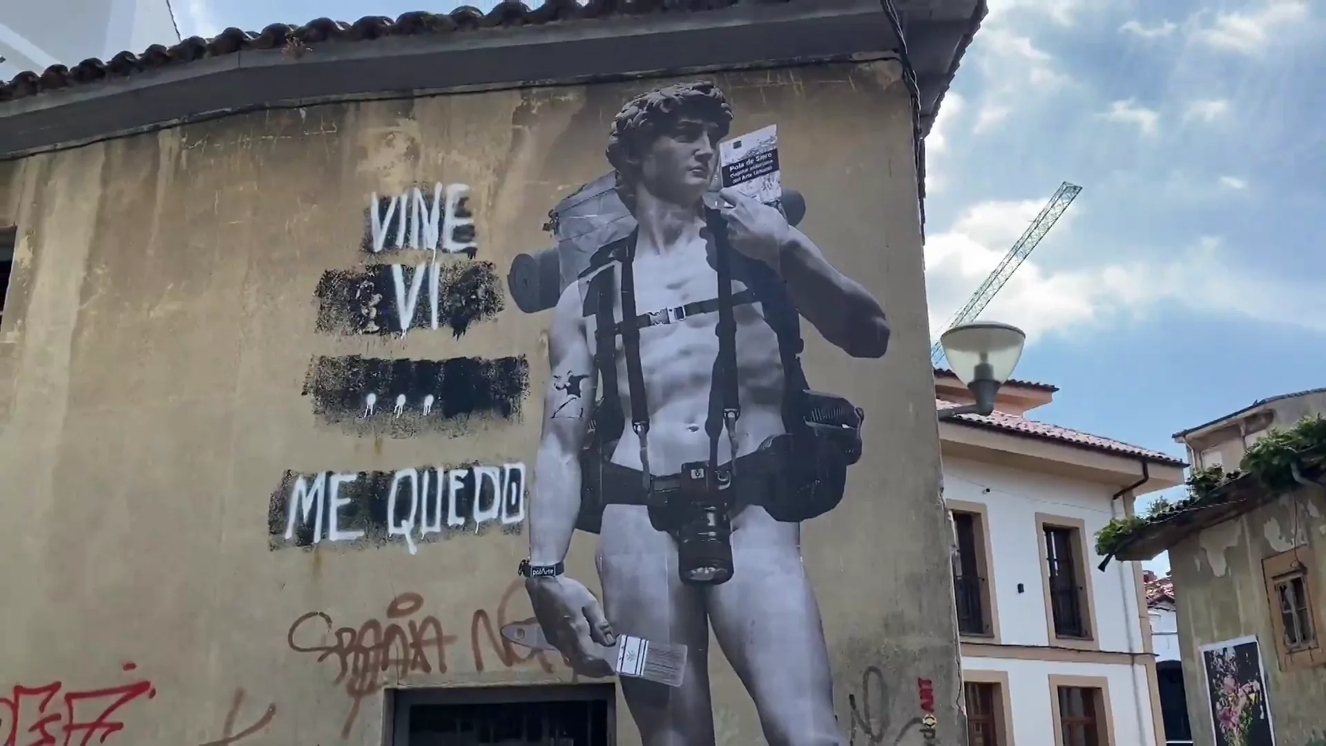Grafitti "El David" de Miguel &Aacute;ngel