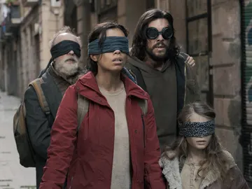 Escena de 'Bird Box Barcelona' Escena de 'Bird Box Barcelona'