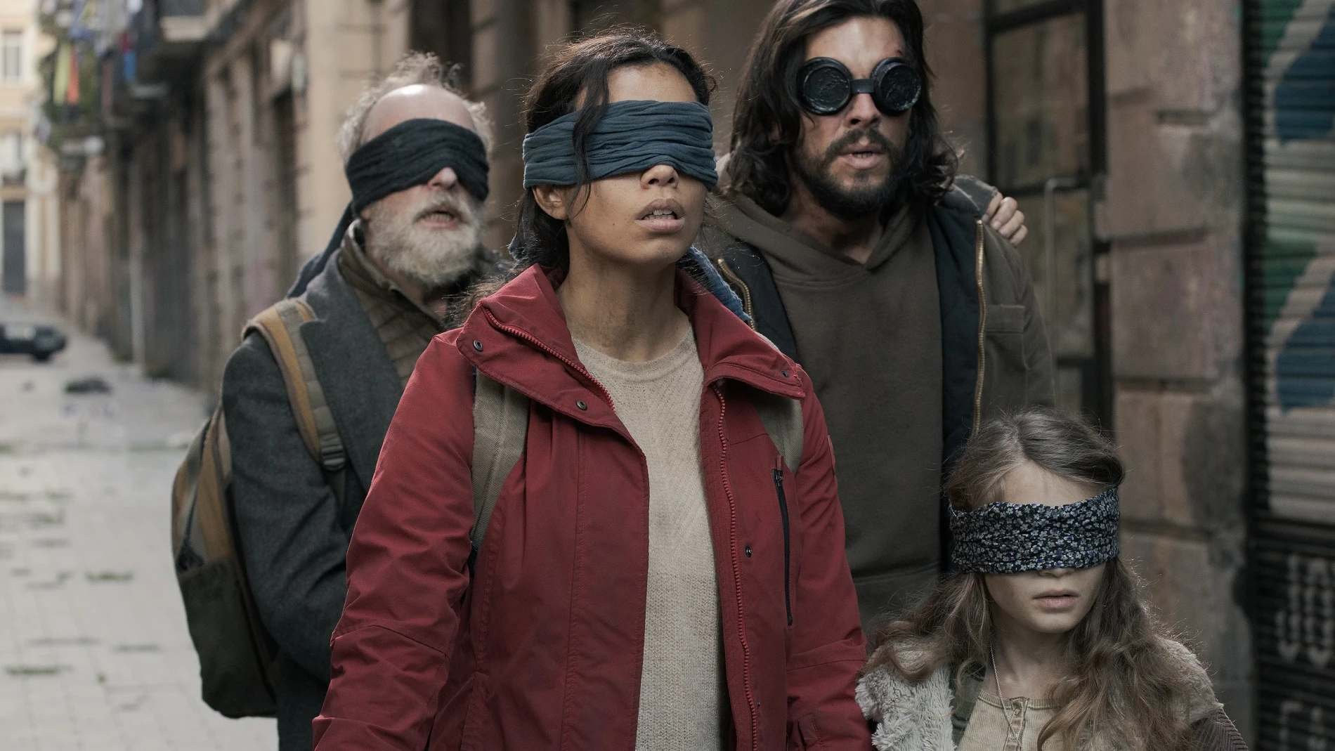 Escena de 'Bird Box Barcelona' Escena de 'Bird Box Barcelona'
