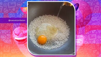 Consigue un snack sencillo y saludable para matar el hambre entre horas: ¡Solo necesitas arroz y huevo!