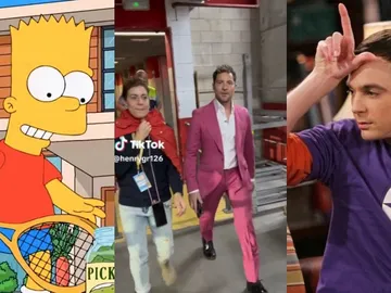 Bart Simpson, Sheldon Cooper o Batman recrean el momentazo de David Bisbal Bart Simpson, Sheldon Cooper o Batman recrean el momentazo de David Bisbal