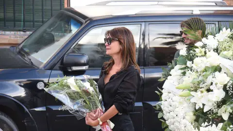 María José Suárez, en el funeral de Cristo Báñez María José Suárez, en el funeral de Cristo Báñez