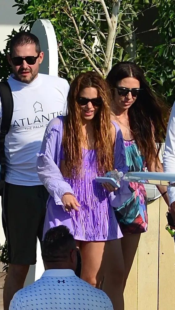 Shakira disfrutando junto a unos amigos en Miami