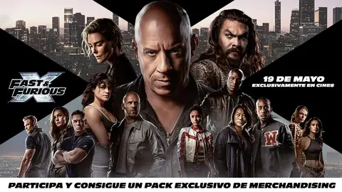 Concurso: Consigue un pack de merchandising de 'Fast and Furious X' Concurso: Consigue un pack de merchandising de 'Fast and Furious X'
