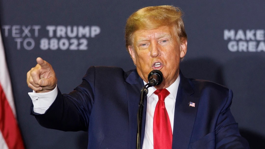 Donald Trump en una rueda de prensa Donald Trump en una rueda de prensa