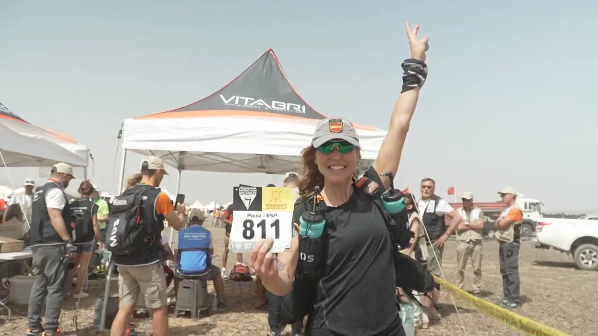 Paula Fernández-Ochoa, en la Marathon des Sables Paula Fernández-Ochoa, en la Marathon des Sables