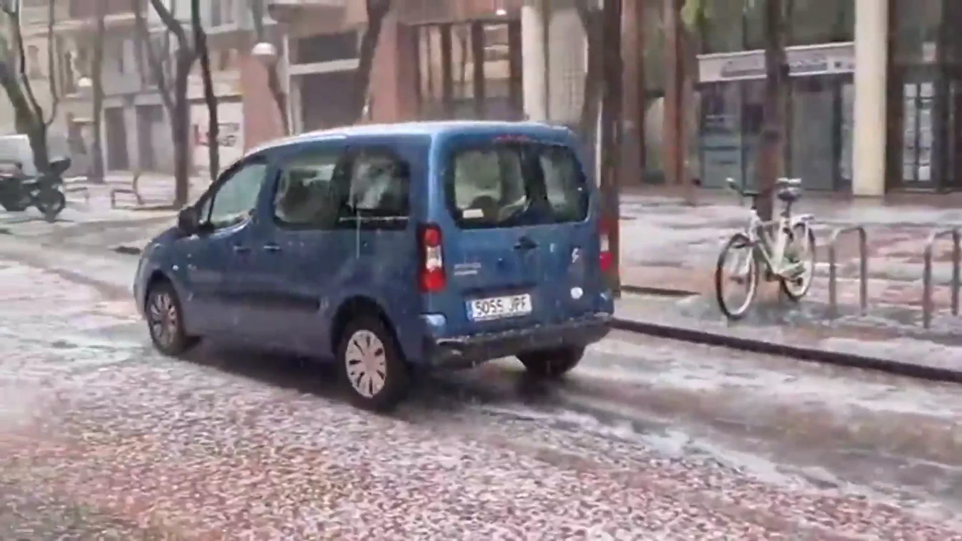 Granizada en Barcelona Granizada en Barcelona