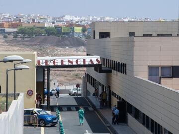 Entrada de urgencias del Hospital General de Fuerteventura