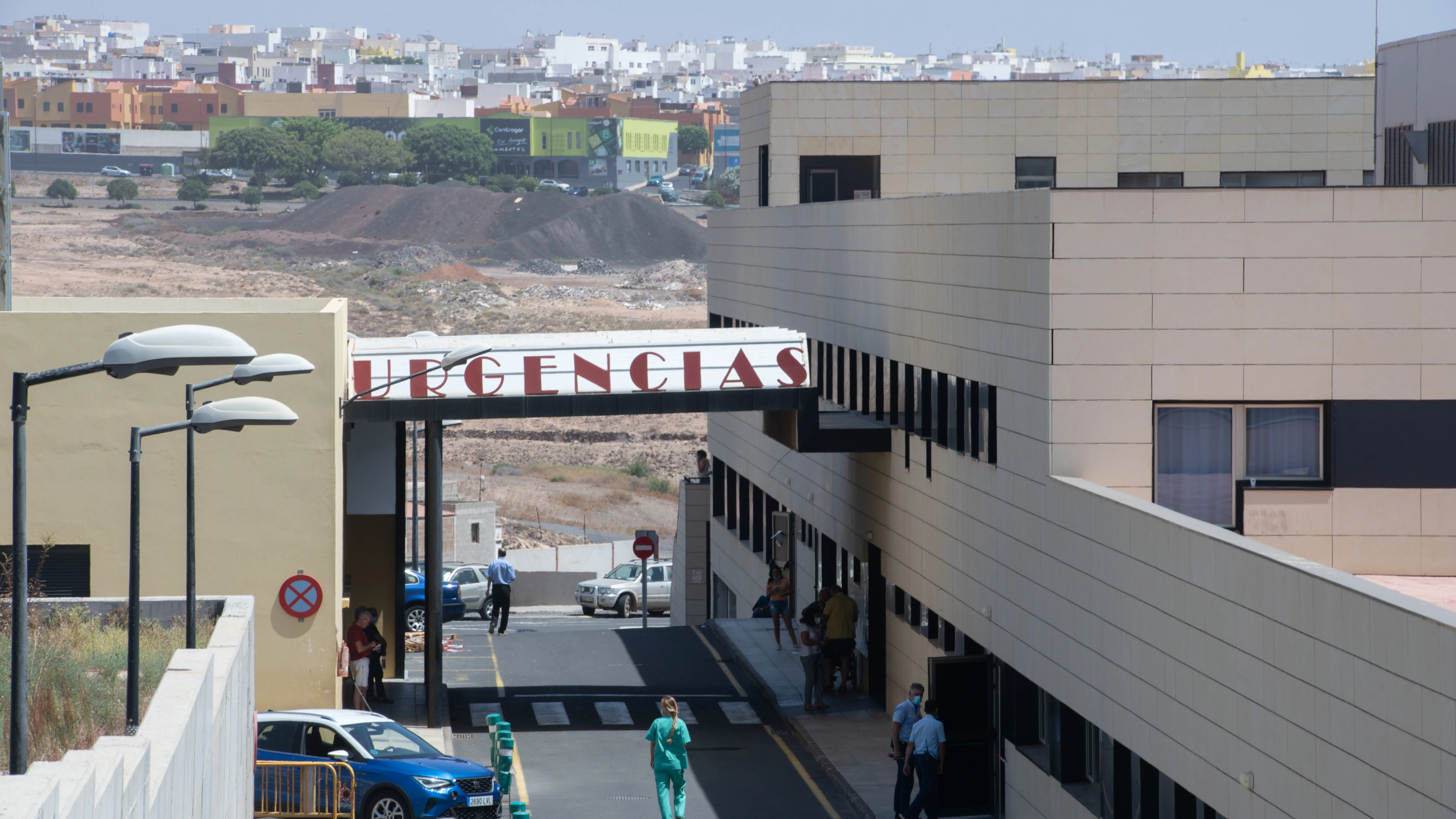 Entrada de urgencias del Hospital General de Fuerteventura
