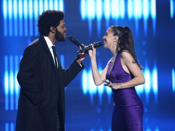 Andrea Guasch y Famous, sublimes como Ariana Grande y The Weeknd con ‘Save your tears’  