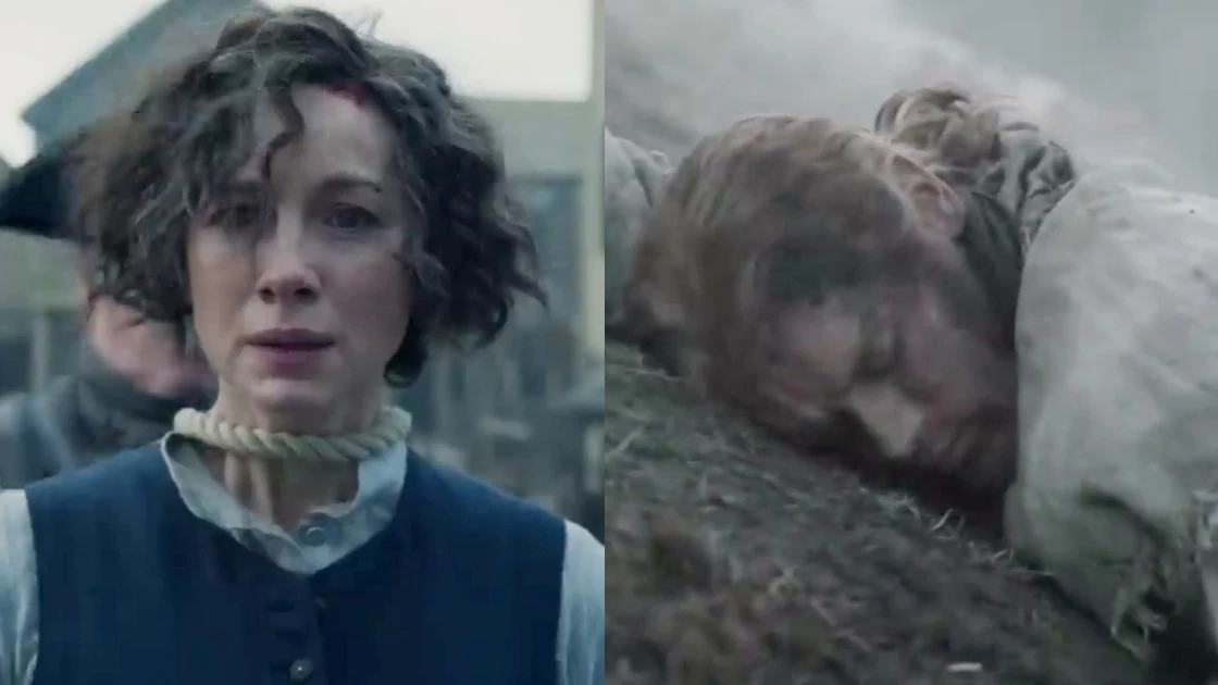 Caitriona Balfe y Sam Heughan como Claire y Jamie Fraser en el tráiler de la temporada 7 de 'Outlander' Caitriona Balfe y Sam Heughan como Claire y Jamie Fraser en el tráiler de la temporada 7 de 'Outlander'