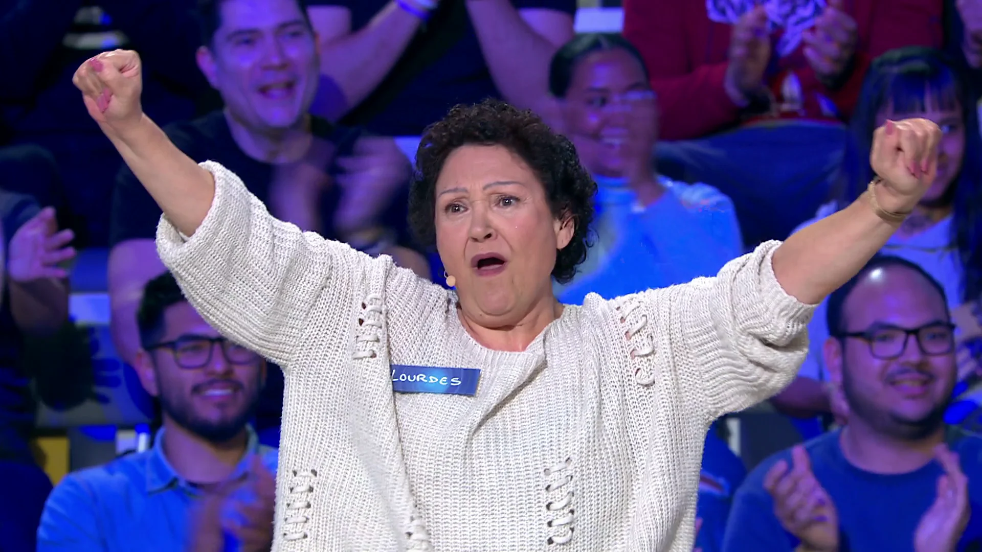 &iexcl;Locura m&aacute;xima!: Lourdes consigue el bote de &lsquo;La ruleta de la suerte&rsquo; y no puede parar de chillar