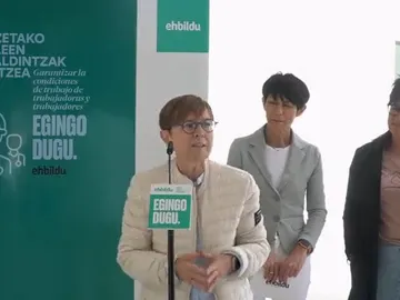 Gemma Zabaleta hace campaña por EH Bildu en Gipuzkoa Gemma Zabaleta hace campaña por EH Bildu en Gipuzkoa