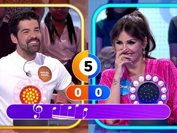 Miguel Ángel Muñoz, vacilón con Mónica Cruz en el duelo final: “Ojito, que estoy al VAR” Miguel Ángel Muñoz, vacilón con Mónica Cruz en el duelo final: “Ojito, que estoy al VAR”