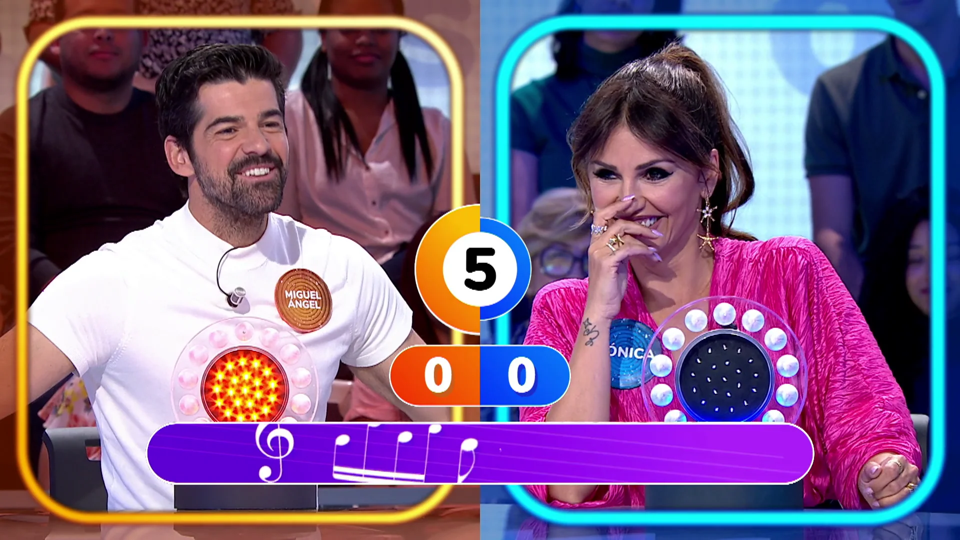 Miguel Ángel Muñoz, vacilón con Mónica Cruz en el duelo final: “Ojito, que estoy al VAR” Miguel Ángel Muñoz, vacilón con Mónica Cruz en el duelo final: “Ojito, que estoy al VAR”