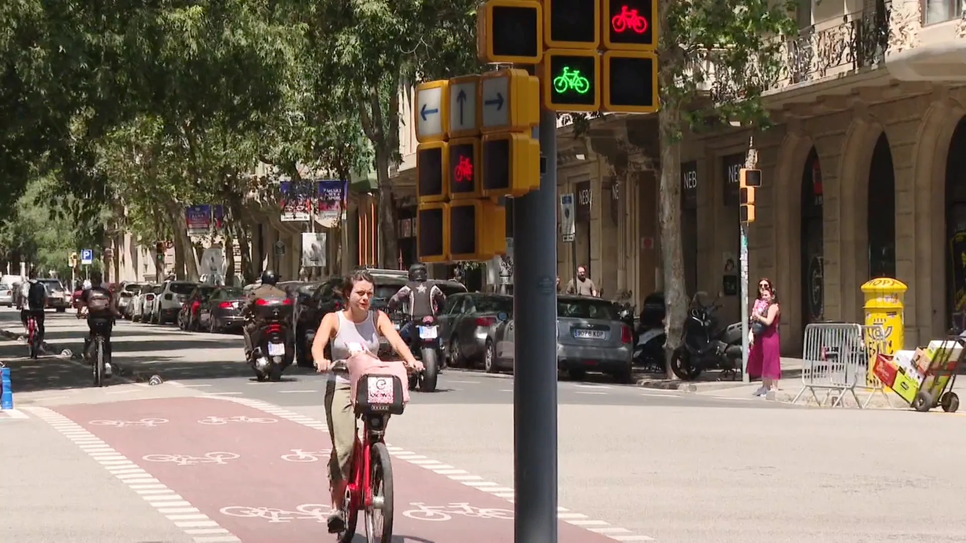 Semáforo para ciclistas Semáforo para ciclistas