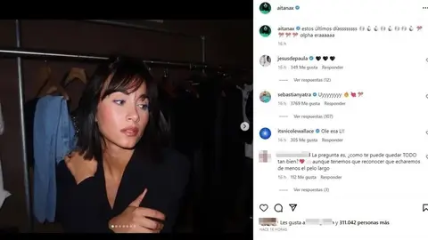Comentarios a Aitana sobre su nuevo look Comentarios a Aitana sobre su nuevo look