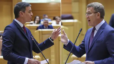 Pedro Sánchez y Alberto Núñez Feijóo Pedro Sánchez y Alberto Núñez Feijóo
