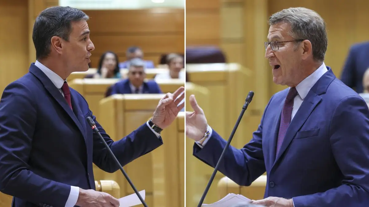 Pedro Sánchez y Alberto Núñez Feijóo Pedro Sánchez y Alberto Núñez Feijóo