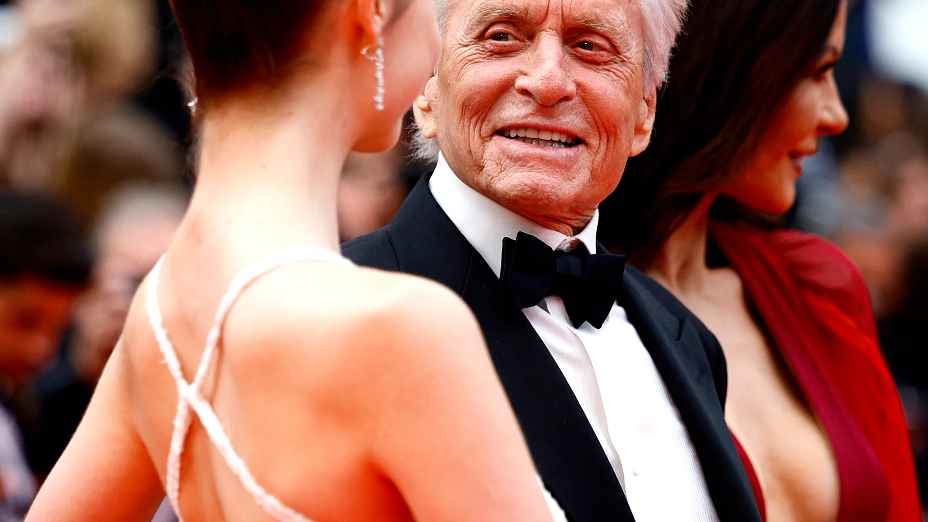 Michael Douglas con su hija, Carys Zeta