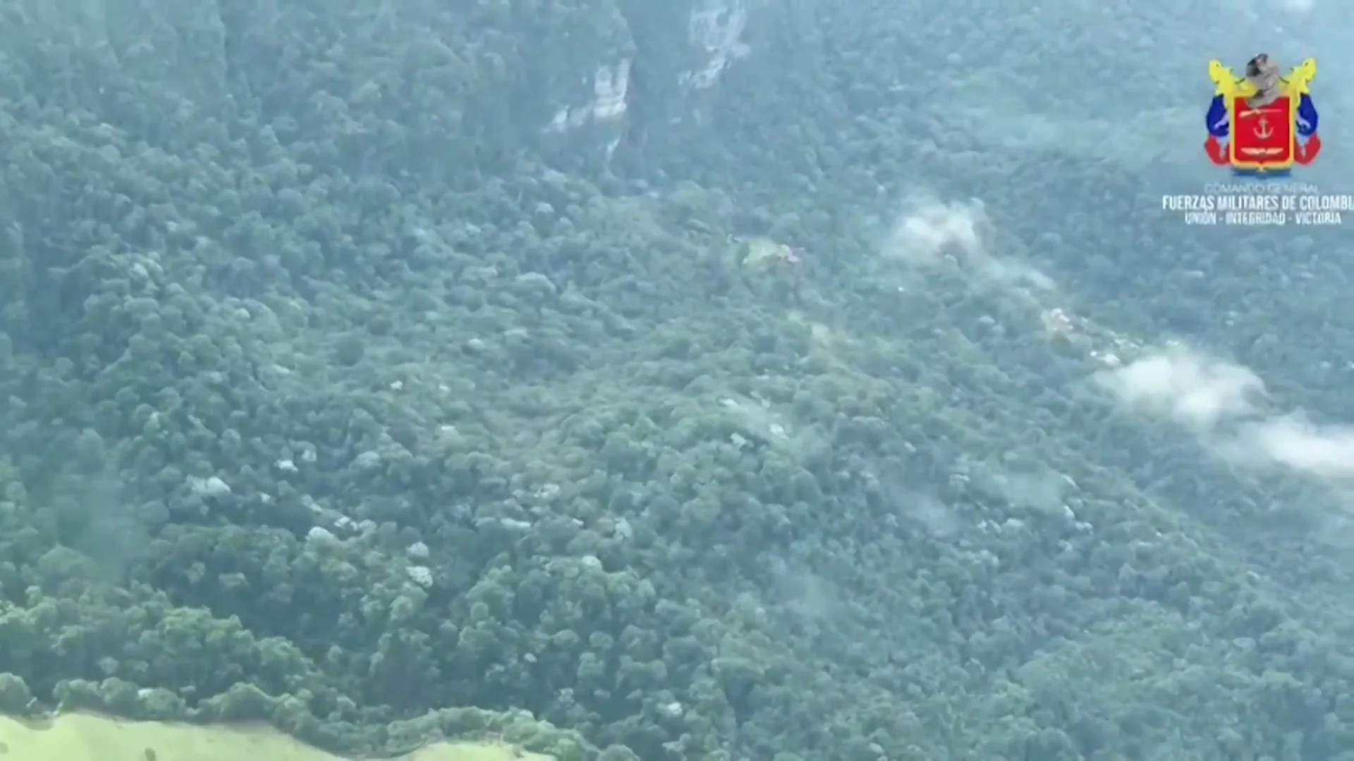 Imagen aérea de la selva Imagen aérea de la selva