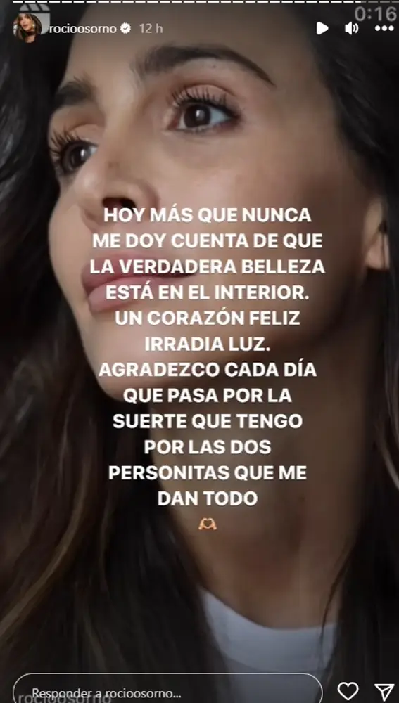 Rocío Osorno comparte un vídeo sin maquillaje