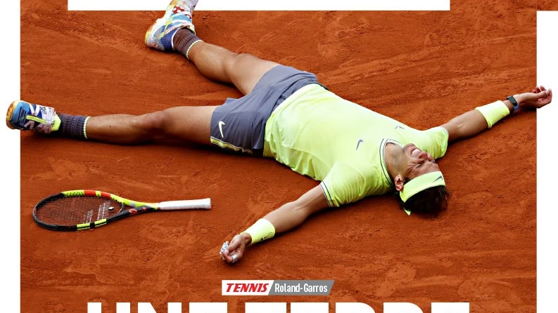 Rafa Nadal, protagonista de la portada de 'L'Equipe' Rafa Nadal, protagonista de la portada de 'L'Equipe'