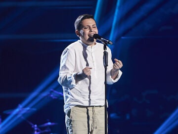 La voz especial de Hugo enamora al cantar &lsquo;Nana del mediterr&aacute;neo&rsquo; en las Audiciones a ciegas