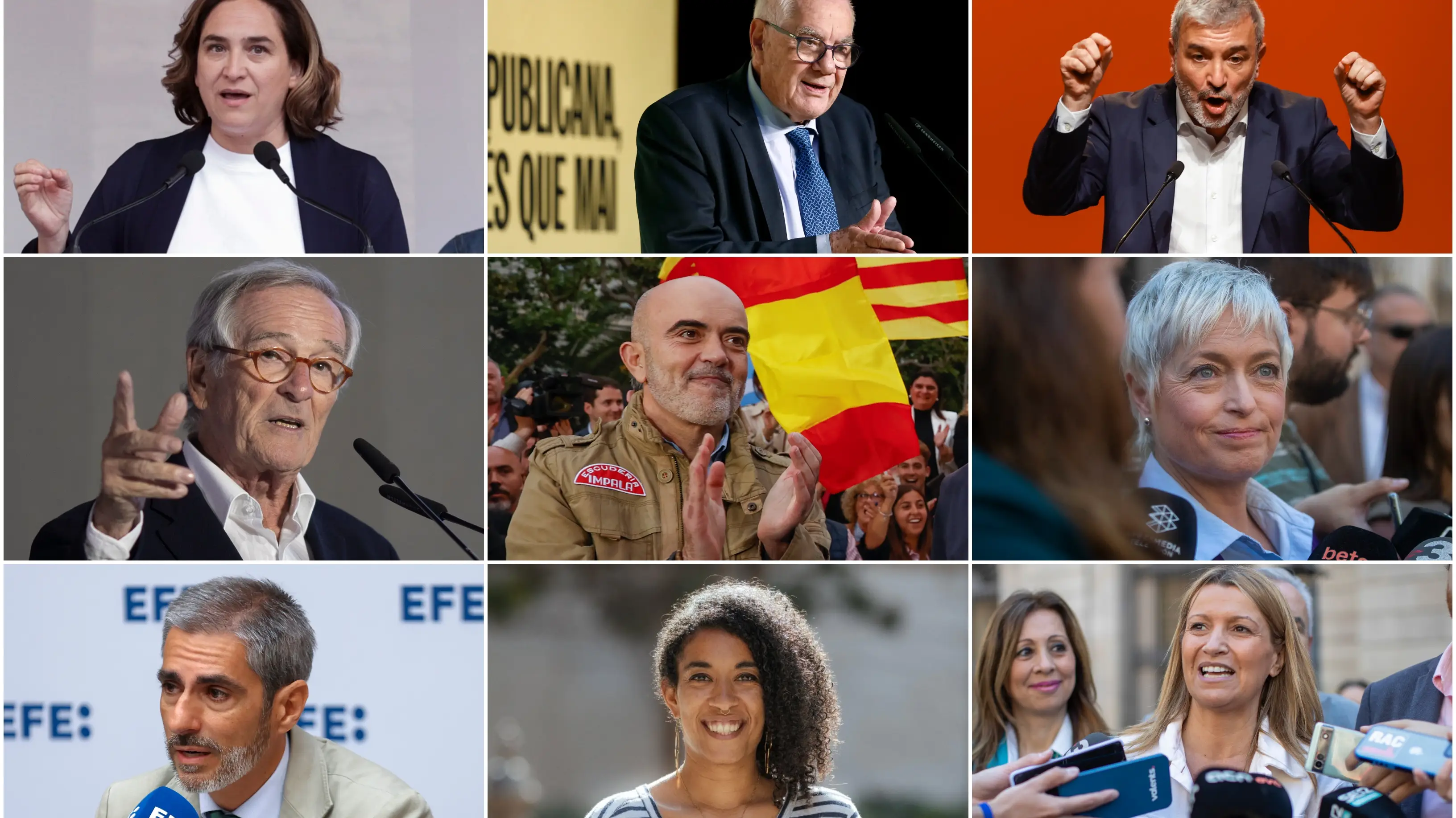 Candidatos a la alcald&iacute;a de Barcelona 