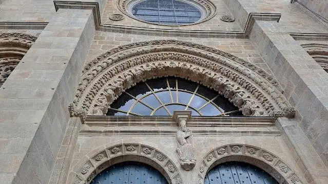 Fachada de la catedral de Ourense Fachada de la catedral de Ourense
