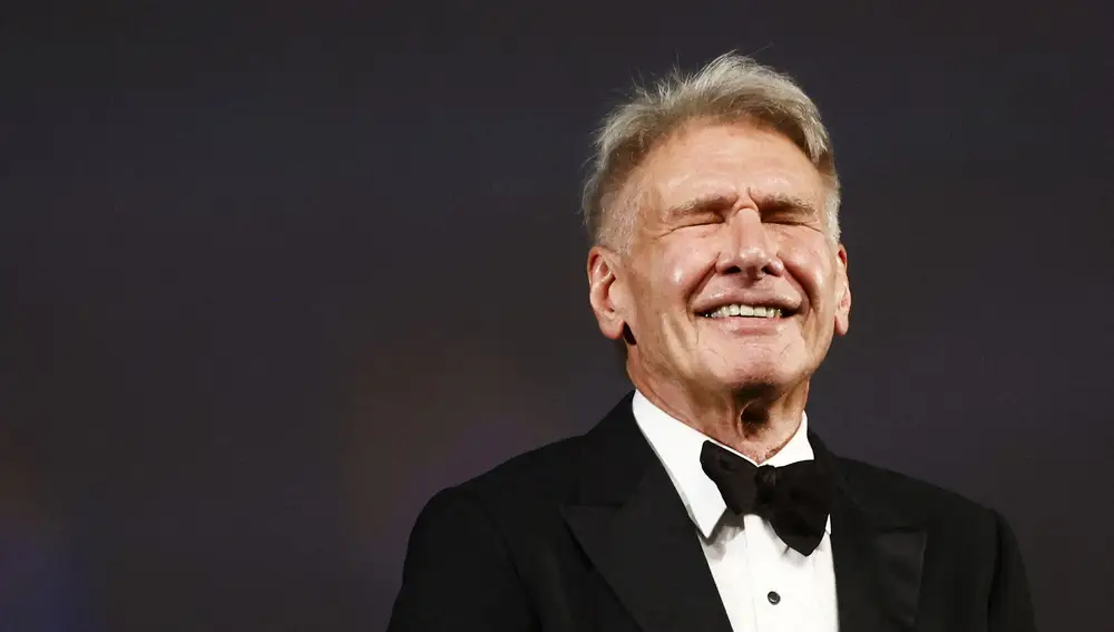 Harrison Ford, emocionado en Cannes