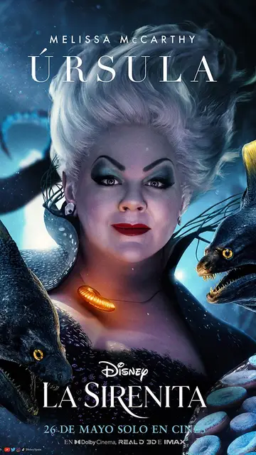 Úrsula en el póster de 'La Sirenita' Úrsula en el póster de 'La Sirenita'