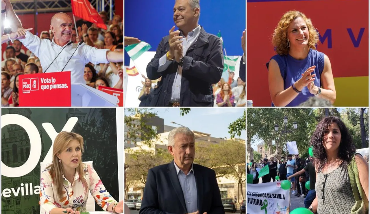 Principales candidatos en Sevilla