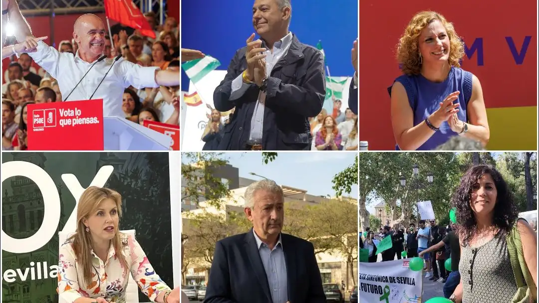 Principales candidatos en Sevilla