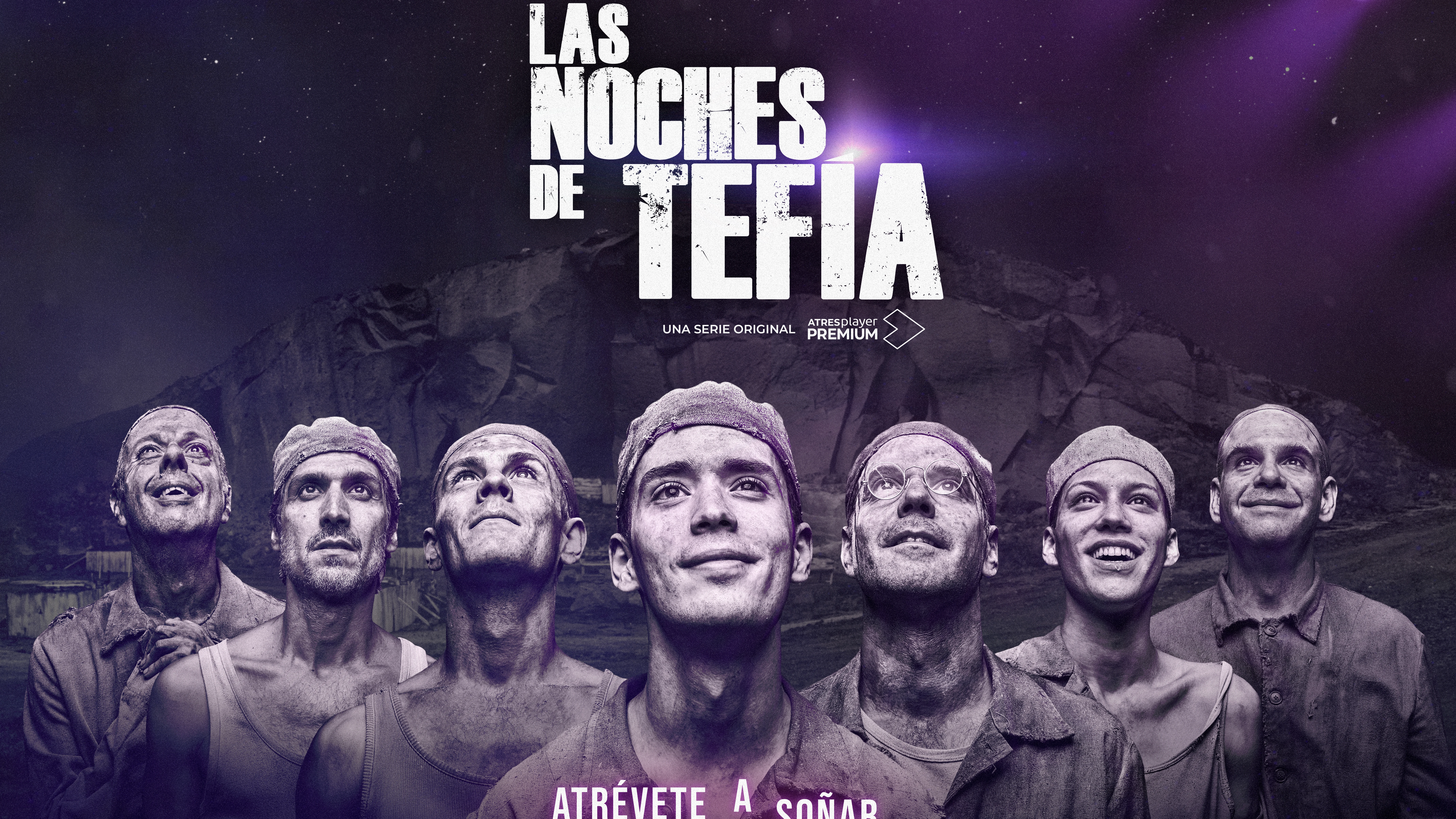 Cartel oficial grupal - 'Las noches de Tefía' ATRESplayer PREMIUM estrena ‘Las noches de Tefía’, su nueva serie original, el próximo 25 de junio