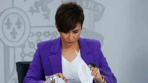 La ministra de Política Territorial y portavoz del Gobierno, Isabel Rodríguez La ministra de Política Territorial y portavoz del Gobierno, Isabel Rodríguez