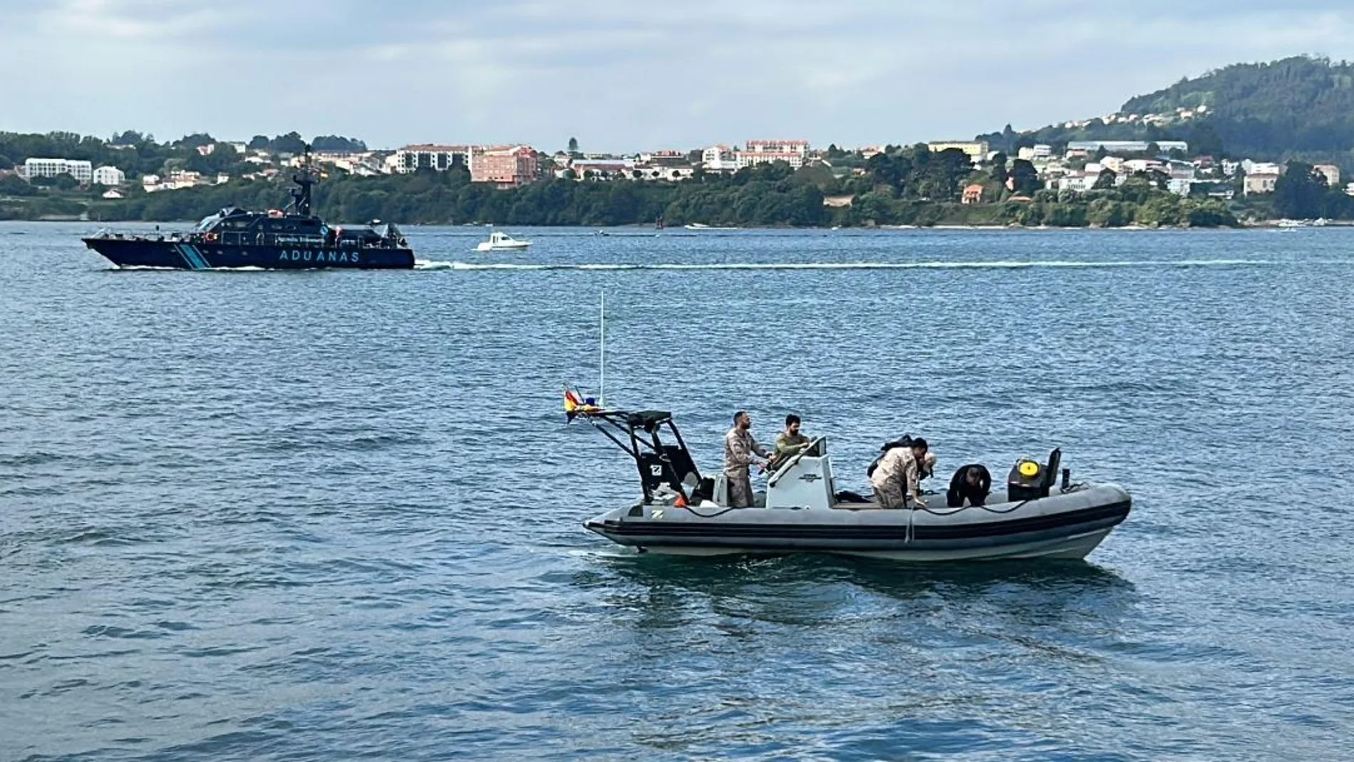 Ejercicios de la Armada en el puerto de Ferrol
