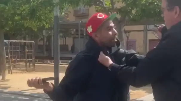 Momento del ataque del padre de Lamine Yamal Momento del ataque del padre de Lamine Yamal