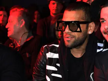 Dani Alves, durante una fiesta Dani Alves, durante una fiesta