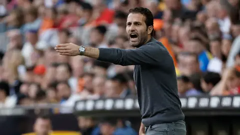 Rubén Baraja, en el partido ante el Real Madrid Rubén Baraja, en el partido ante el Real Madrid