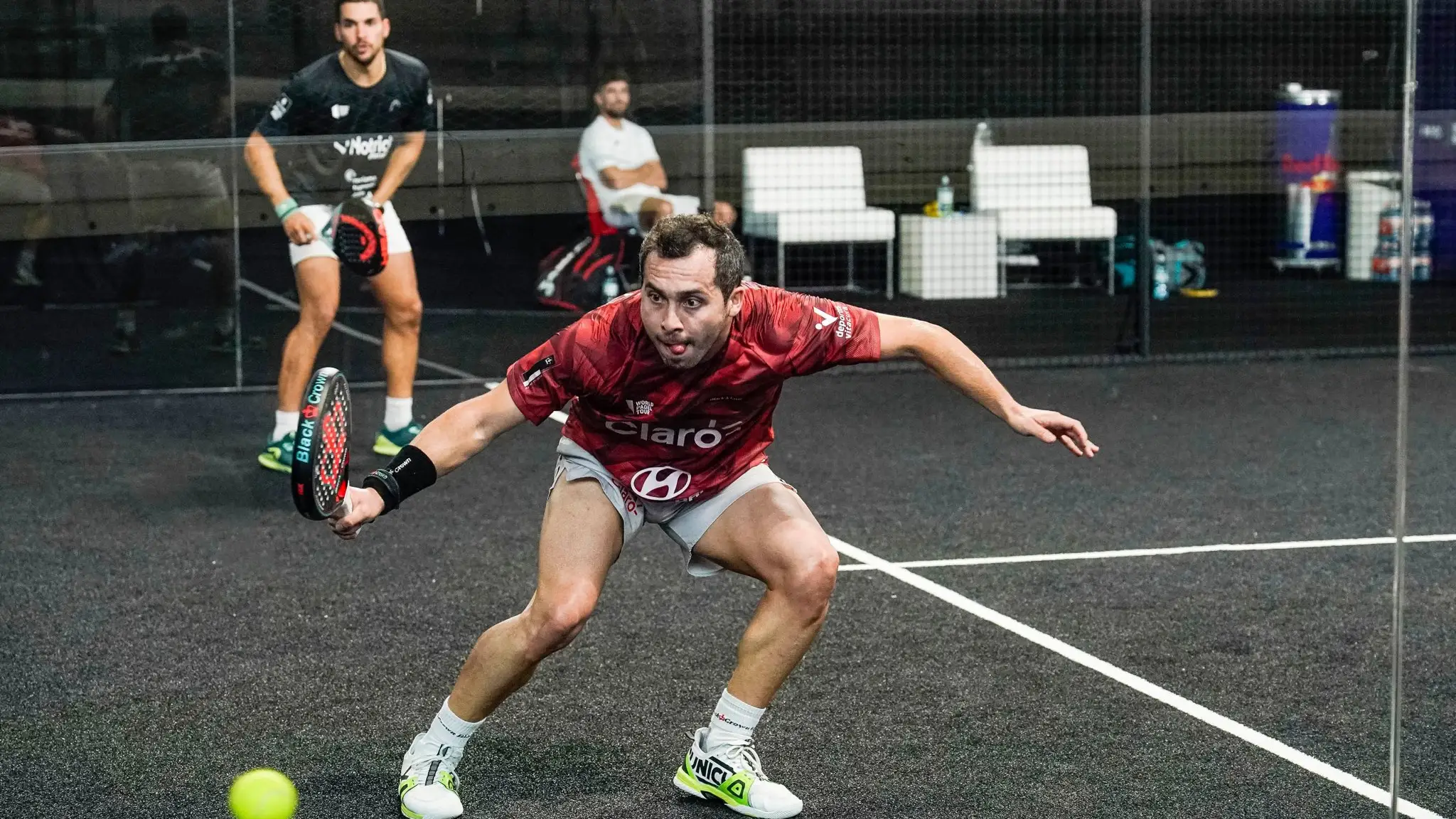 As&iacute; luce la pista negra del World Padel Tour en el Vienna Open