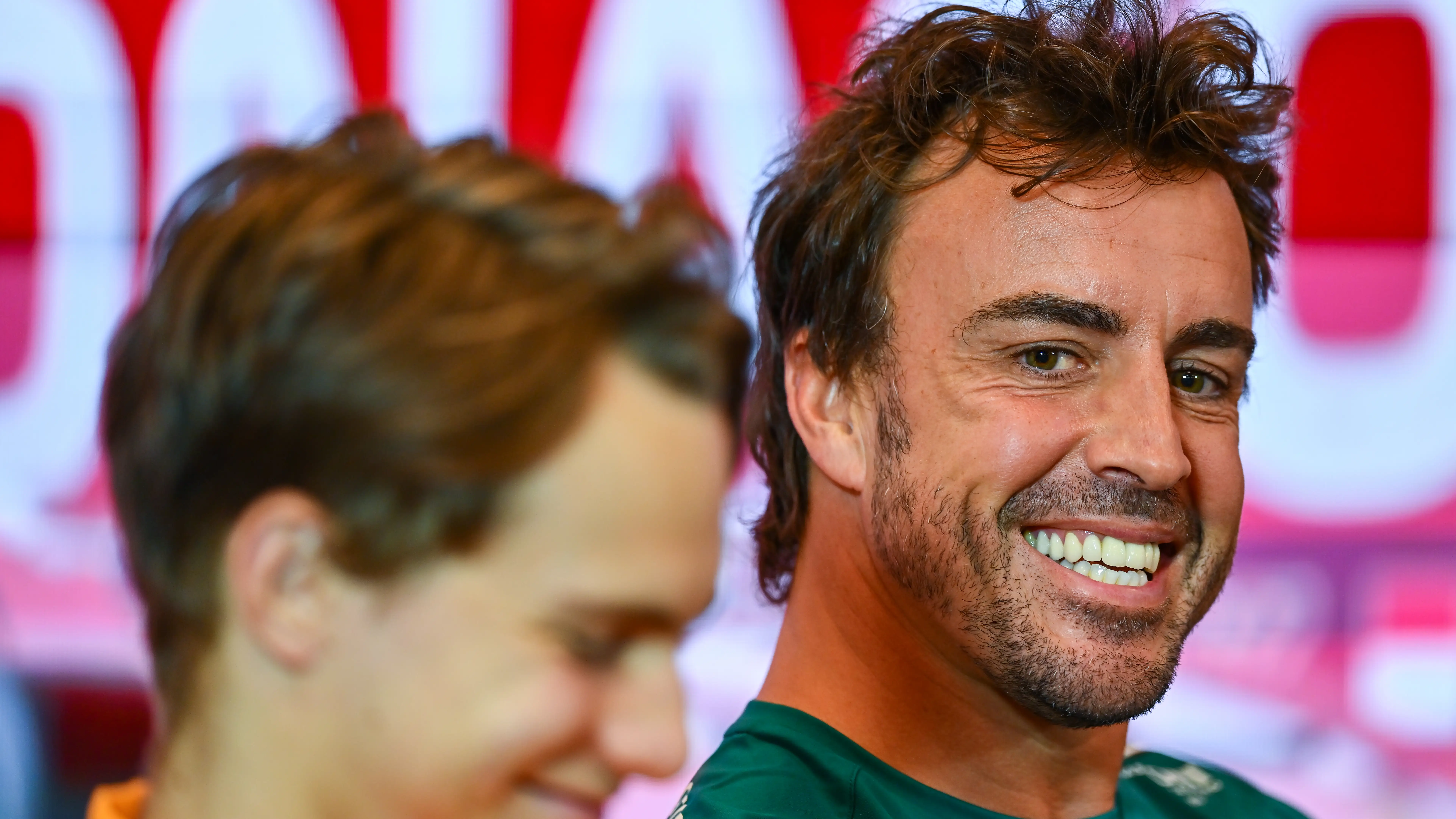Fernando Alonso en rueda de prensa en M&oacute;naco