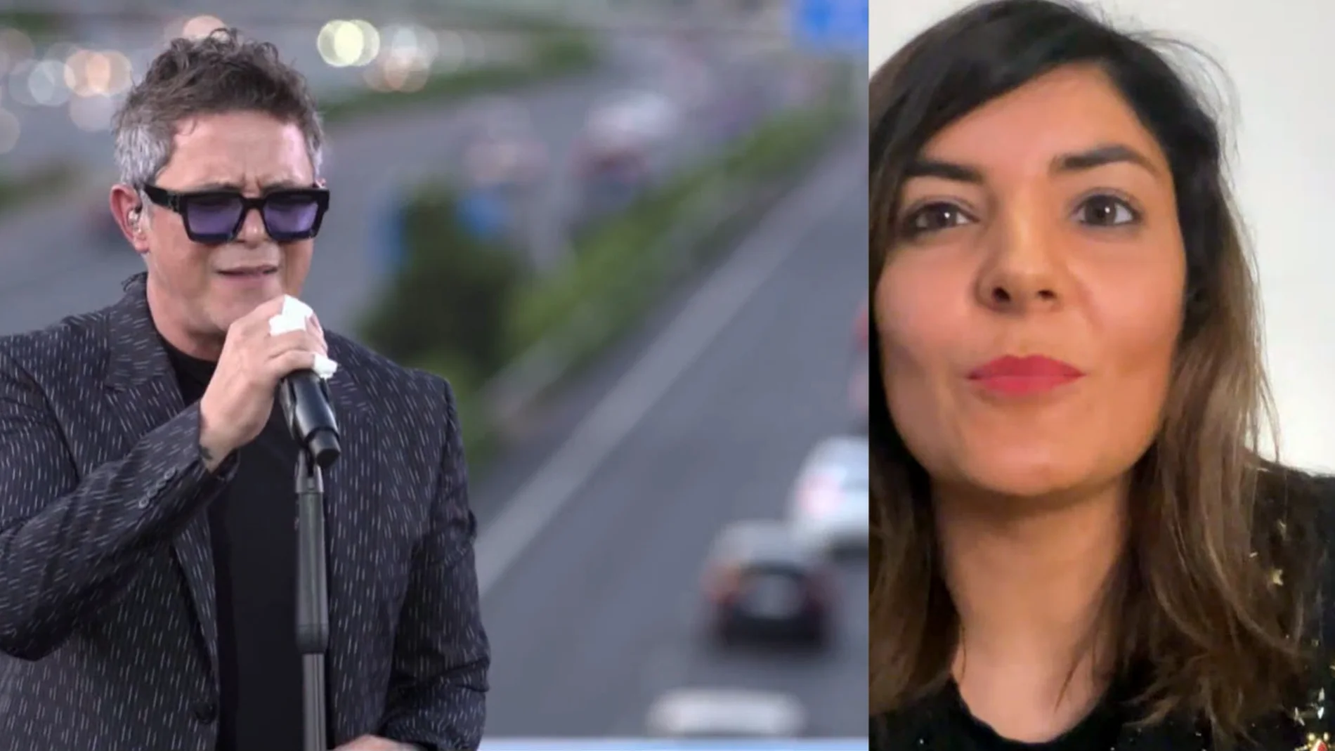 Rebeca Cáceres, psicóloga, atendiendo a Antena 3 Noticias