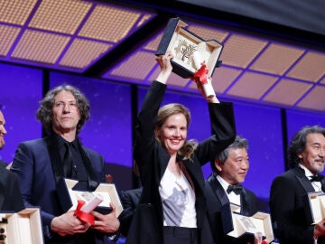 Justine Triet, directora de cine, ganadora de la Palma de Oro del Festival de Cannes