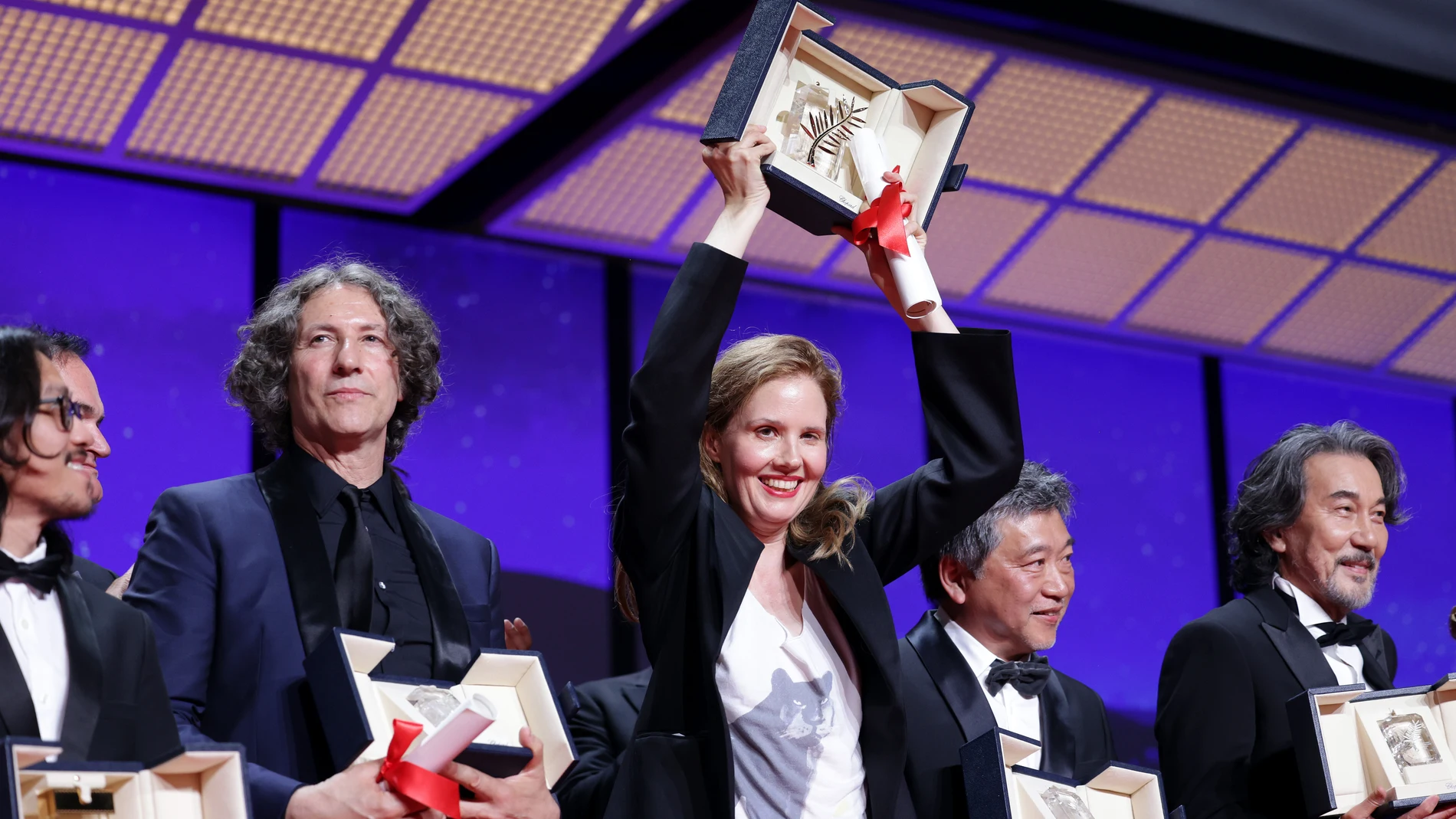 Justine Triet, directora de cine, ganadora de la Palma de Oro del Festival de Cannes