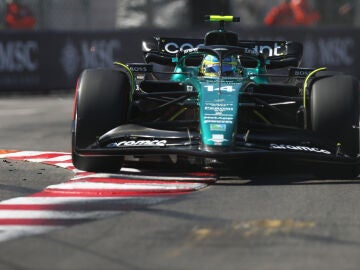 Fernando Alonso en la clasificación del GP de Mónaco