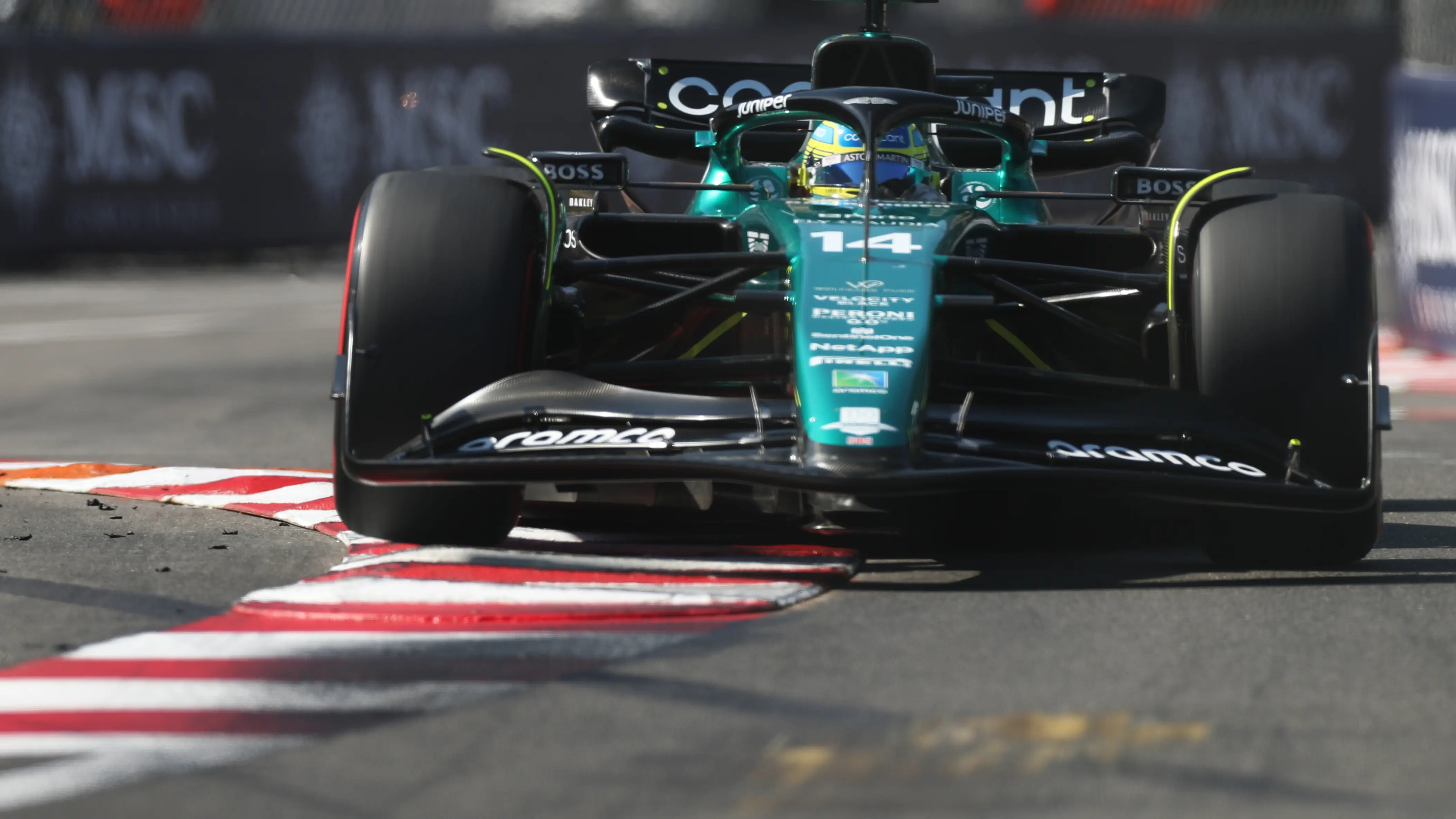 Fernando Alonso en la clasificación del GP de Mónaco Fernando Alonso en la clasificación del GP de Mónaco