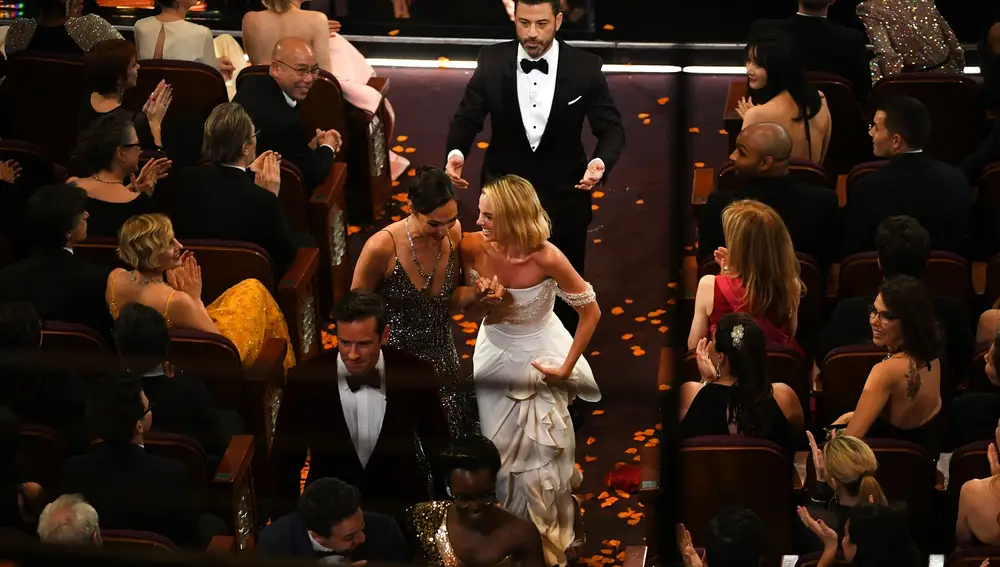 Gal Gadot y Margot Robbie juntas en los Oscar
